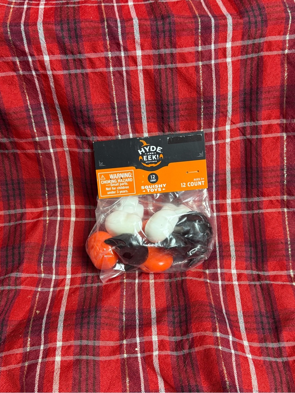 Hyde & EEK! Halloween Squishy Toy Set - Orange, Black, White